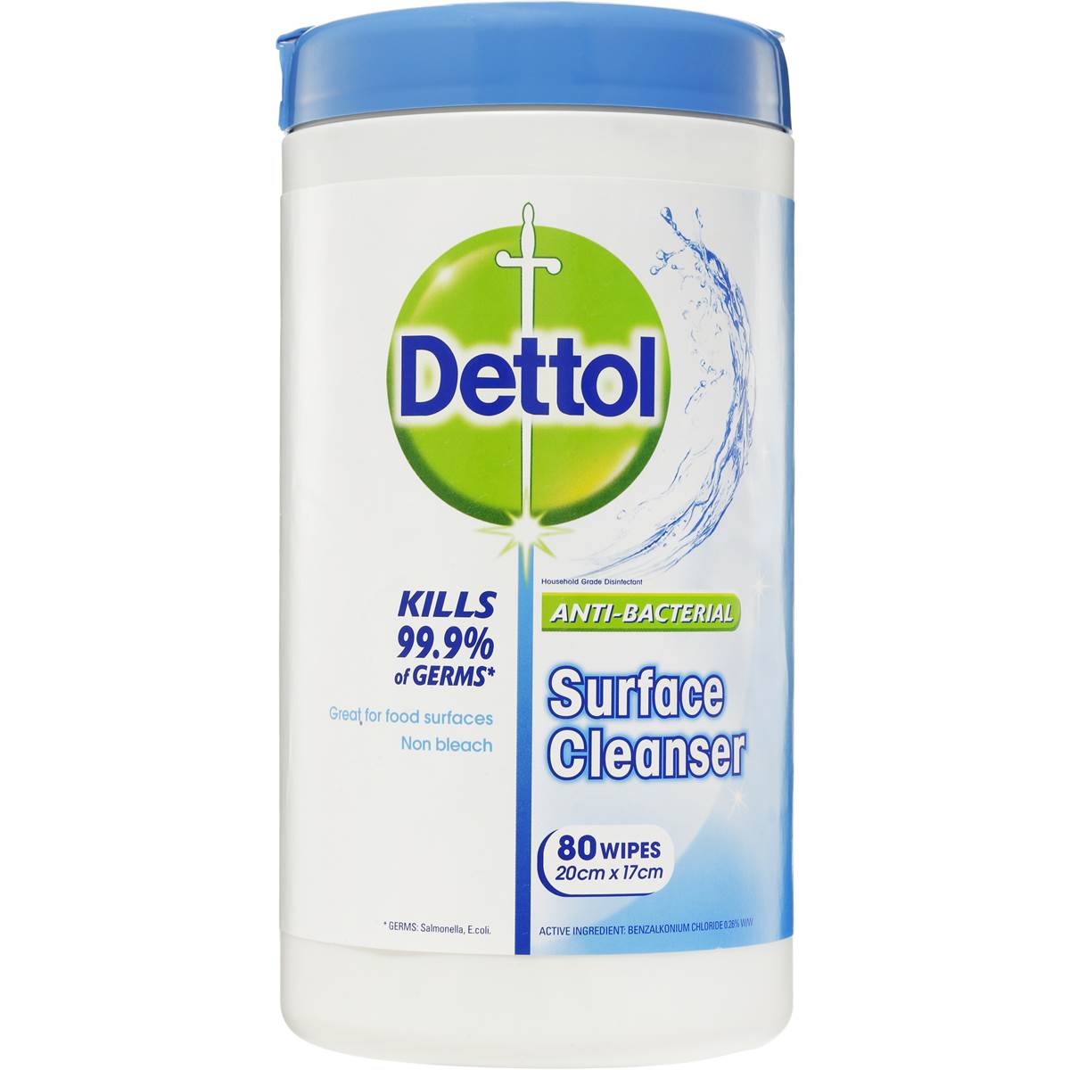 Dettol Multipurpose Surface Cleanser Wipes 80 Pack Woolworths
