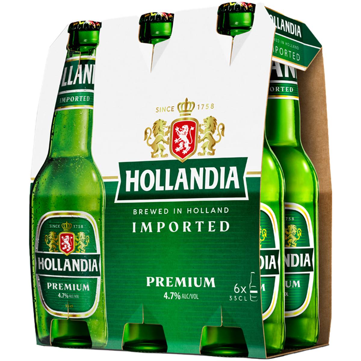Hollandia Premium Lager Beer Bottle 330ml | Woolworths