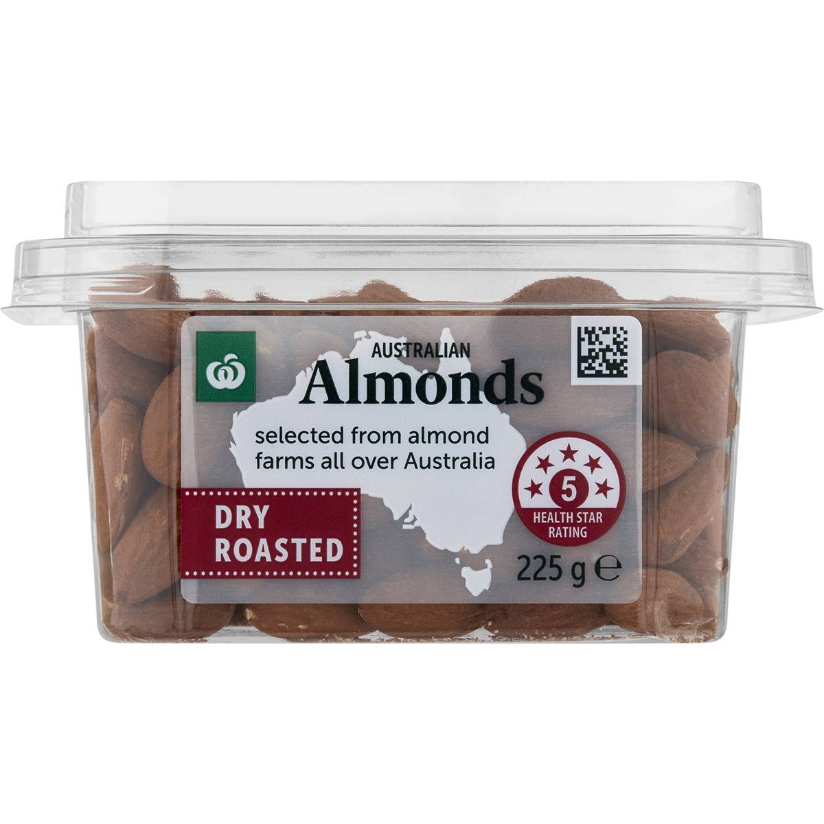 Woolworths Almonds Oven Roasted 225g Woolworths