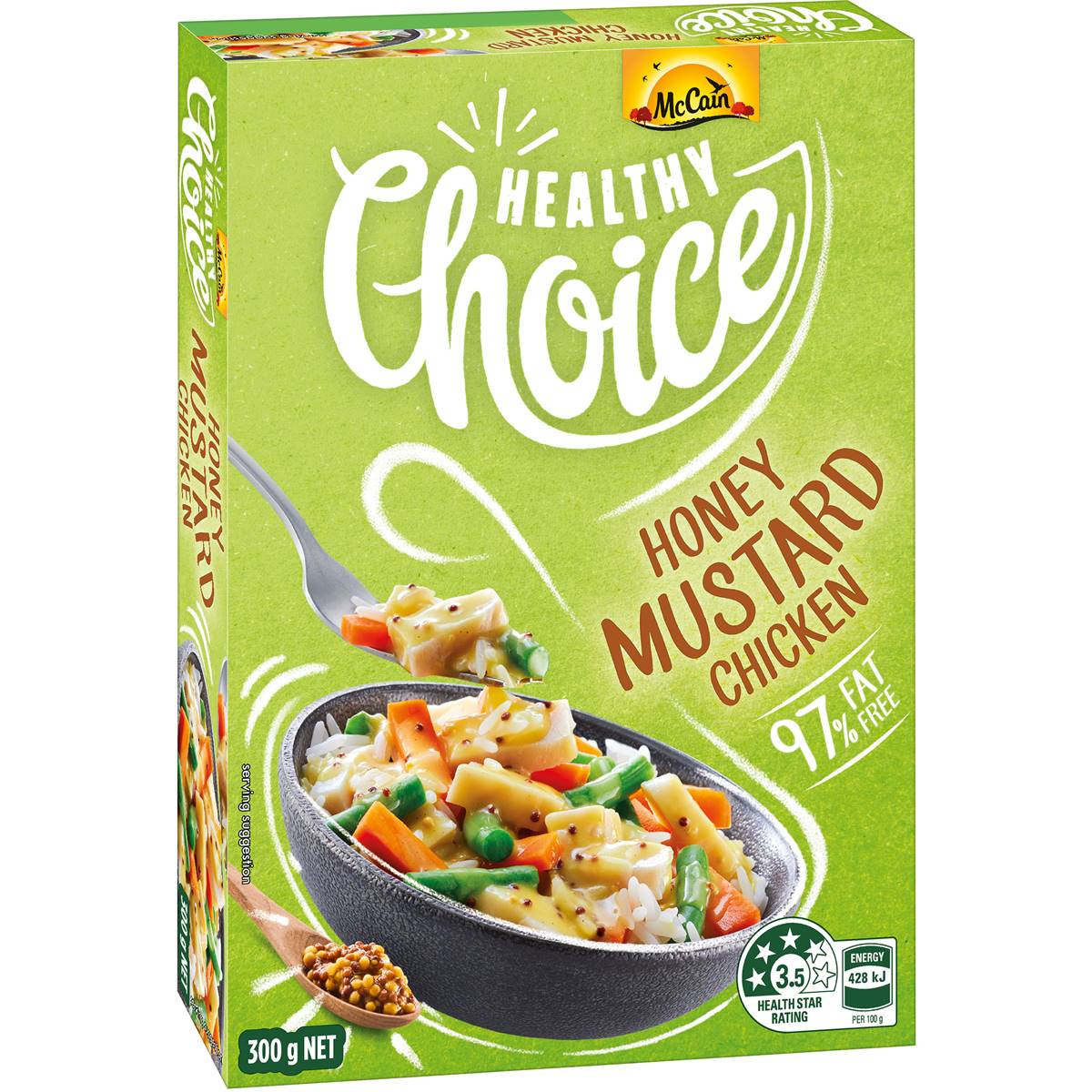 Mccain Healthy Choice Honey Mustard Chicken Frozen Meal 300g Woolworths