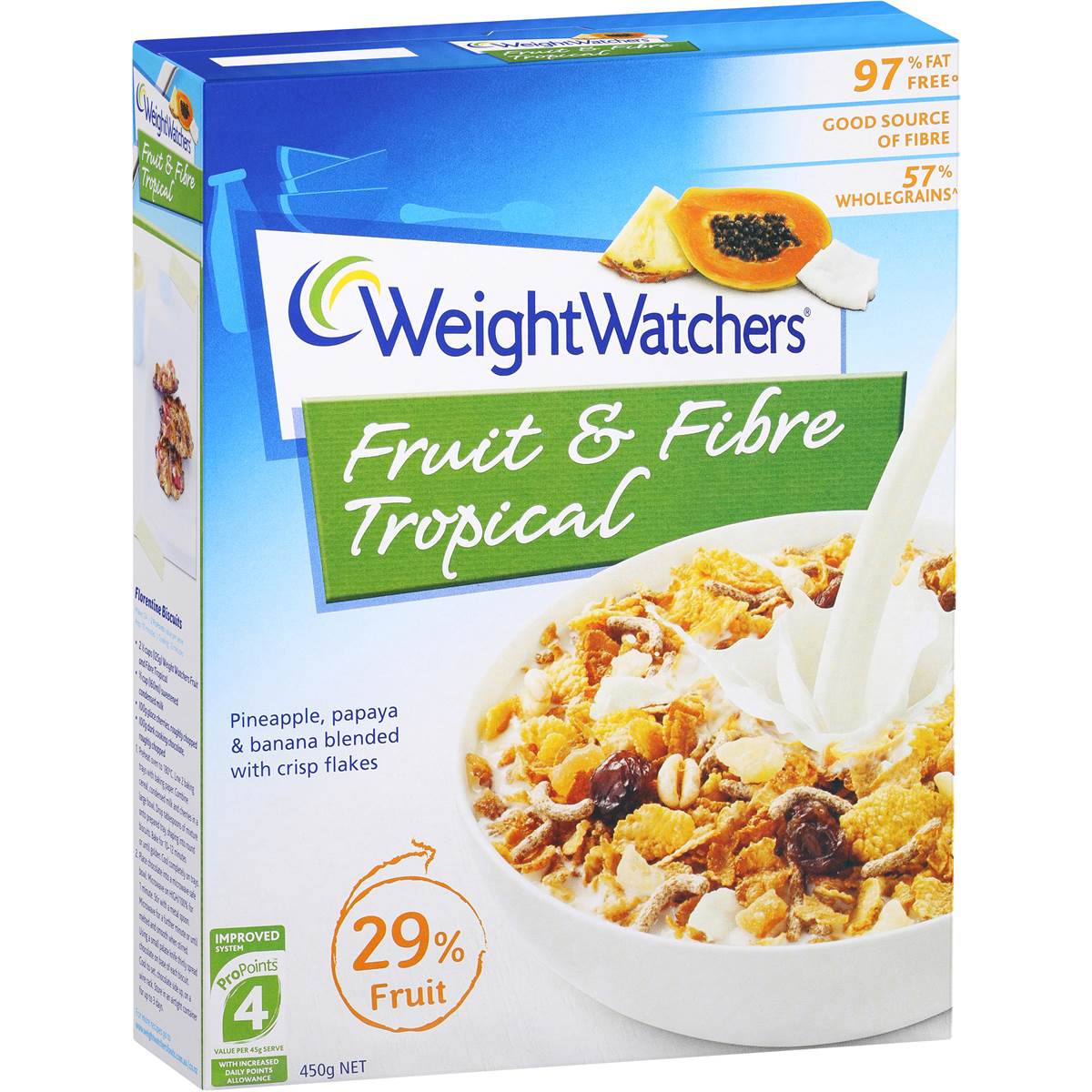 Weight Watchers Tropical Fruit & Fibre 450g Woolworths