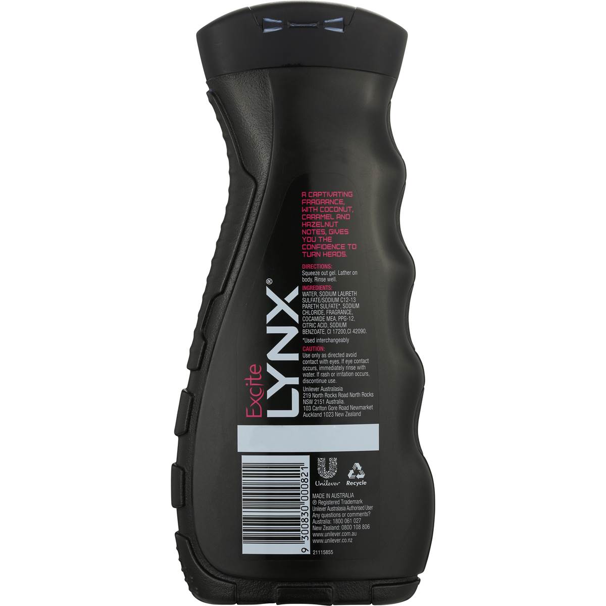 Lynx Excite Duschgel 400 Ml - Erfrischendes Duschgel Für Männer Mit Verführerischem Duft