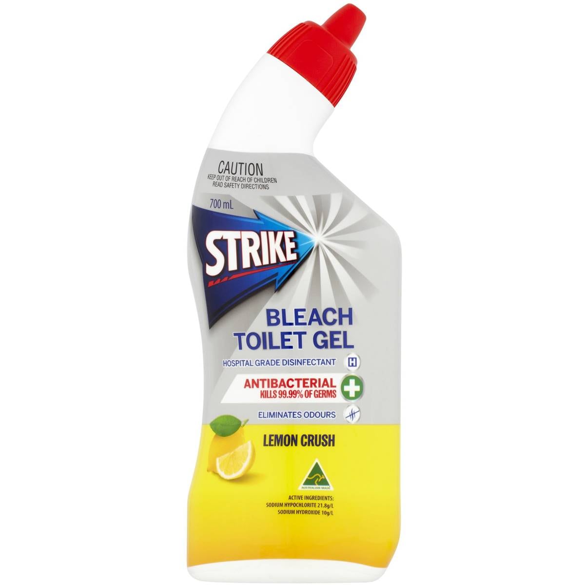 Strike Bleach Toilet Gel 700ml Woolworths