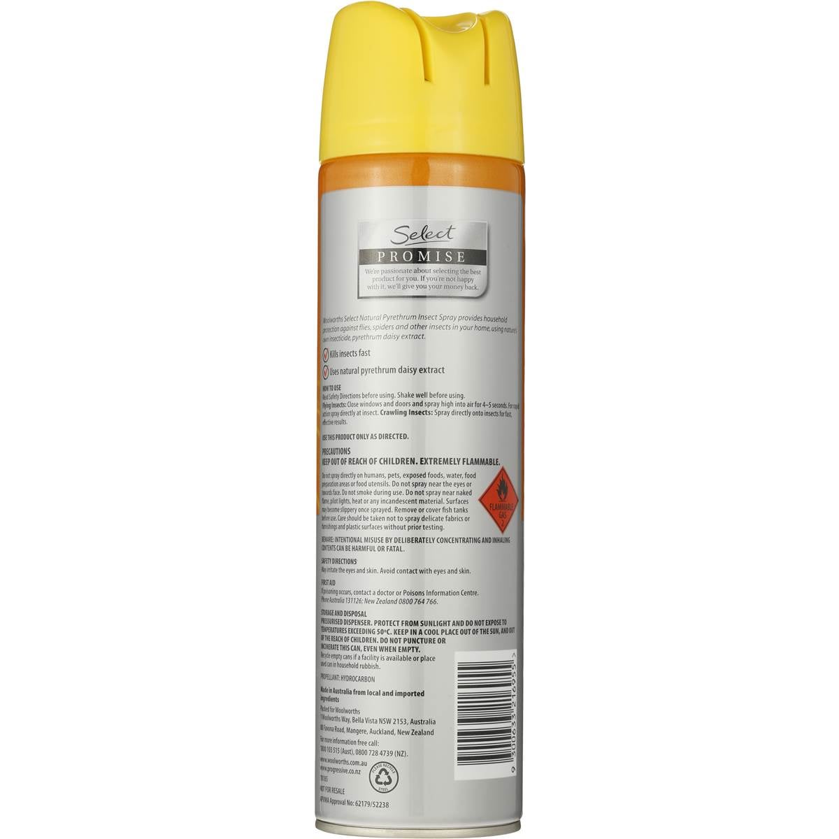 Select Insect Spray Pyrethrum 350g Woolworths