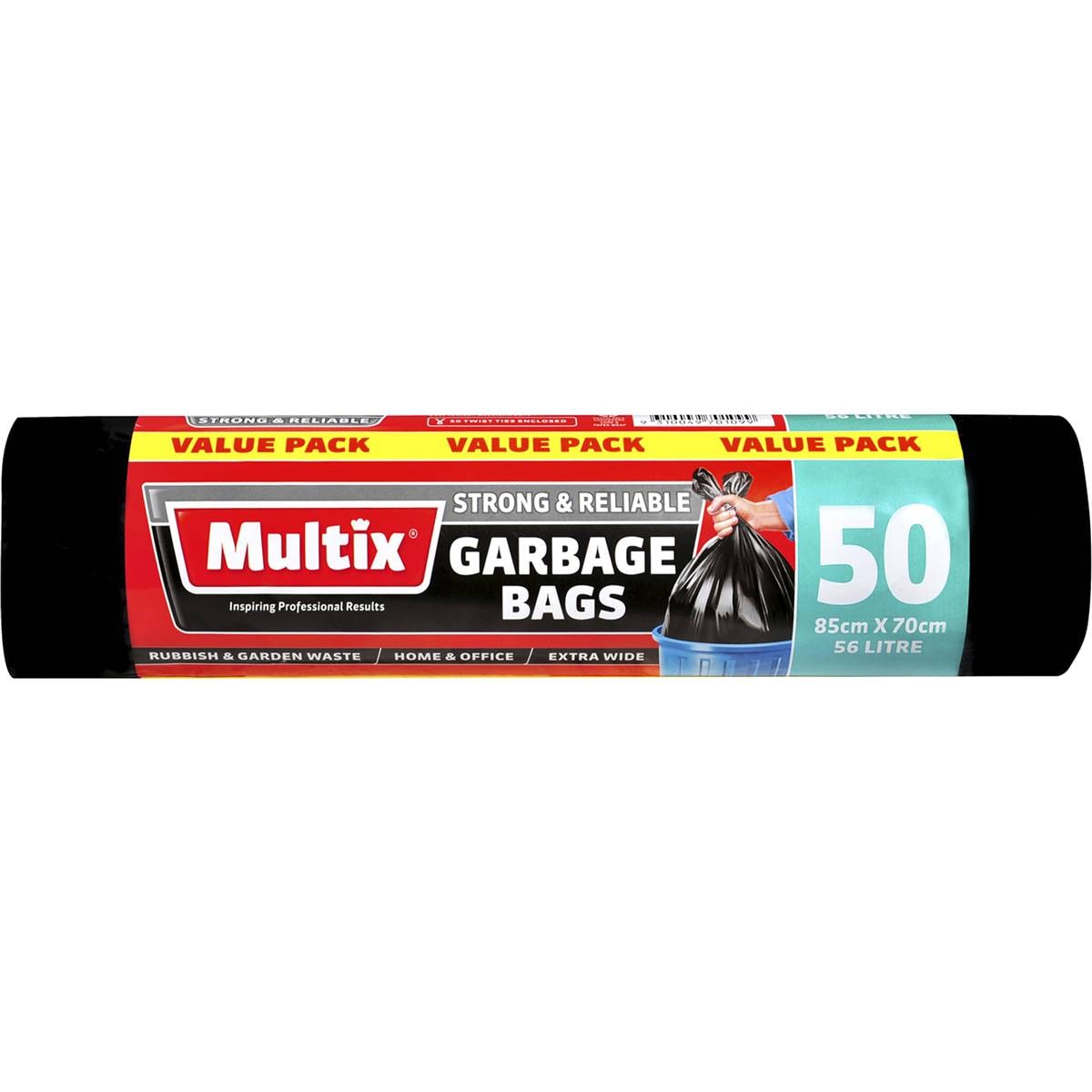 Multix Extra Wide Garbage Bags 50 Pack Woolworths