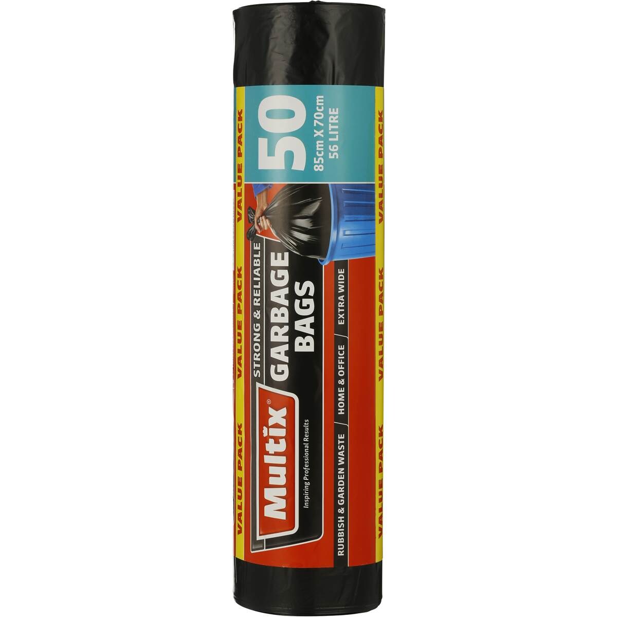 Multix Extra Wide Garbage Bags 50pk Woolworths