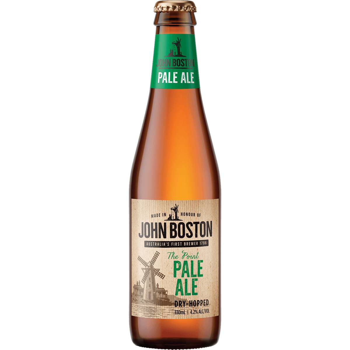 John Boston Pale Ale Bottles 330ml | Woolworths