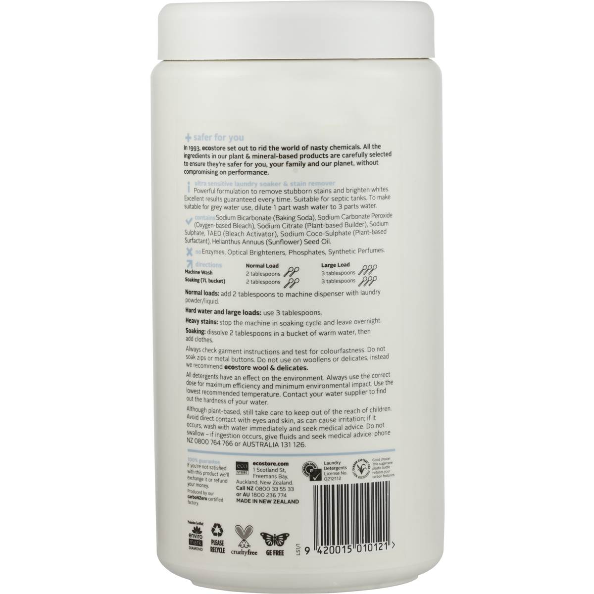 Ecostore Laundry Soaker & Stain Remover 1kg Woolworths