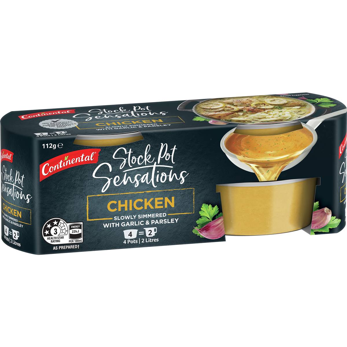 Continental Sensations Stock Pot Chicken Chicken 28g X 4 Pack Woolworths