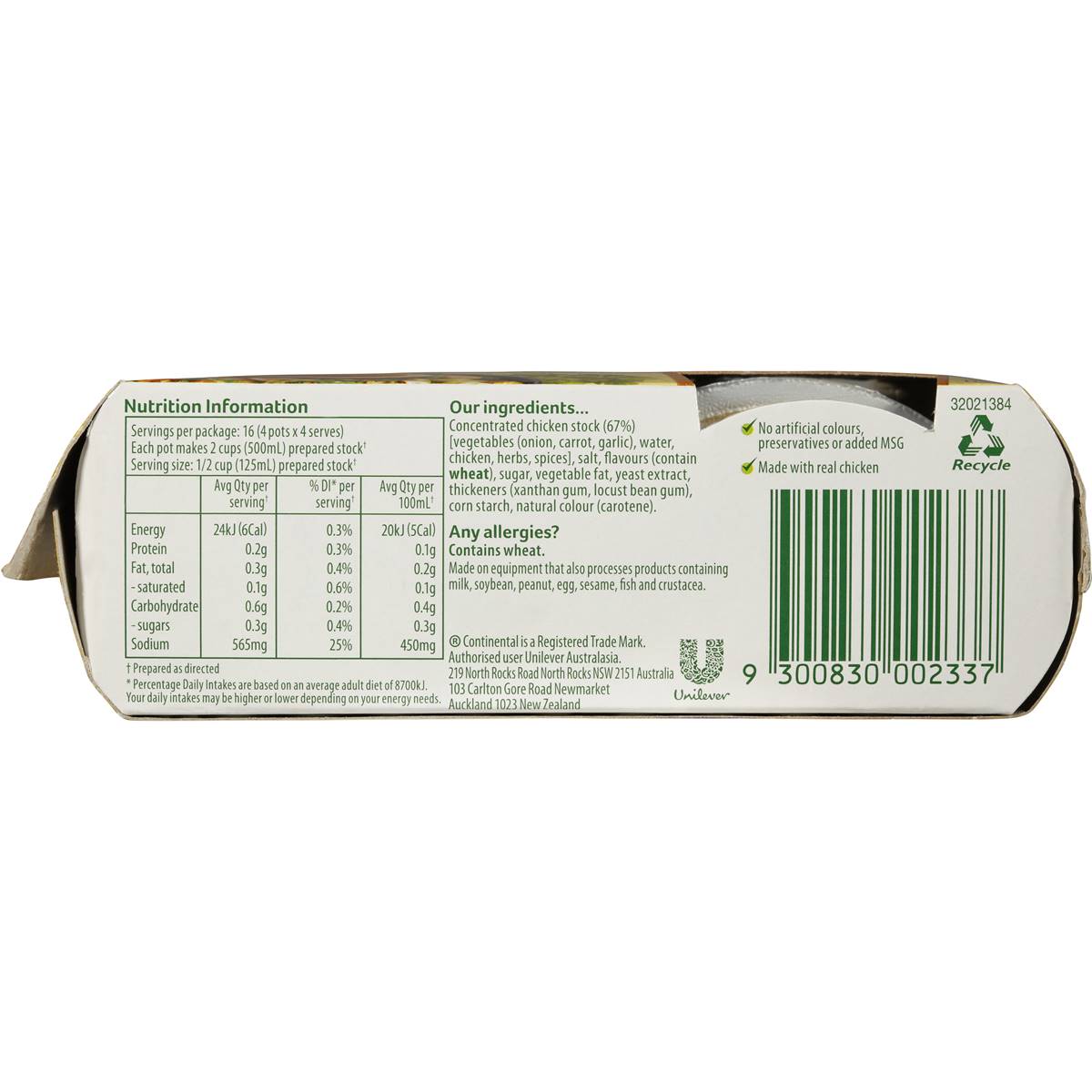 Continental Stock Pot Chicken 4pk 28g Woolworths