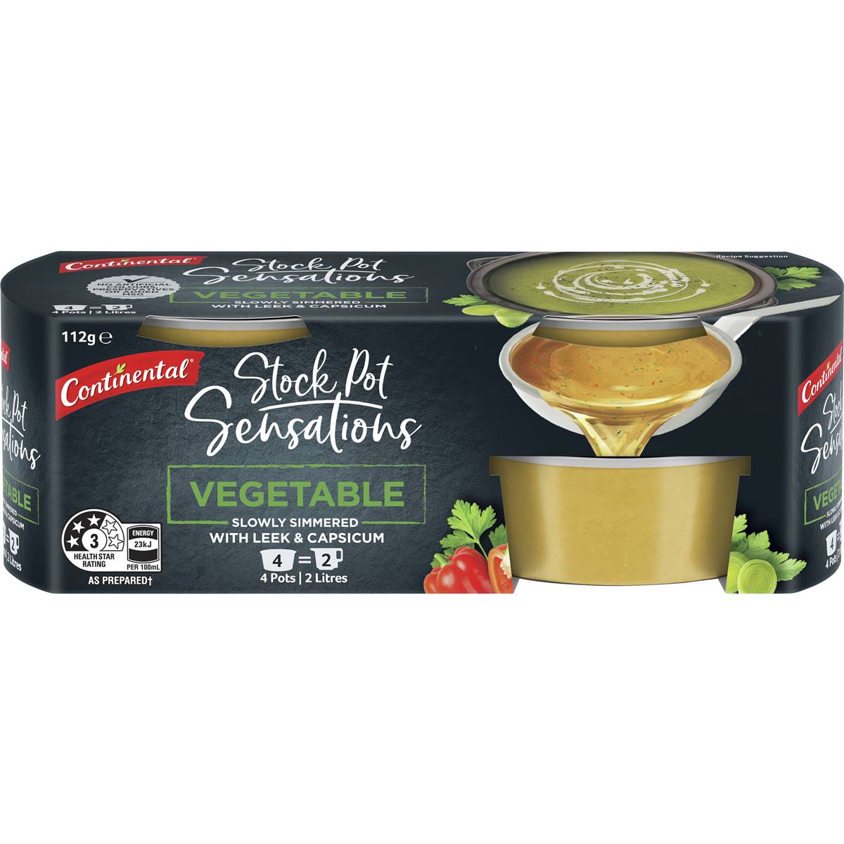 Continental Stock Pot Sensations Vegetable 4 Pack Woolworths