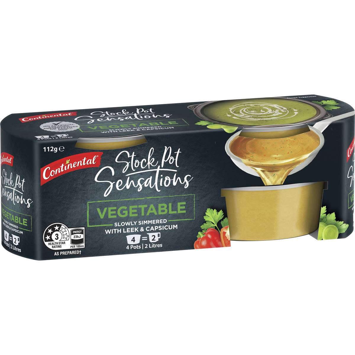 Continental Stock Pot Sensations Vegetable 4 Pack Woolworths