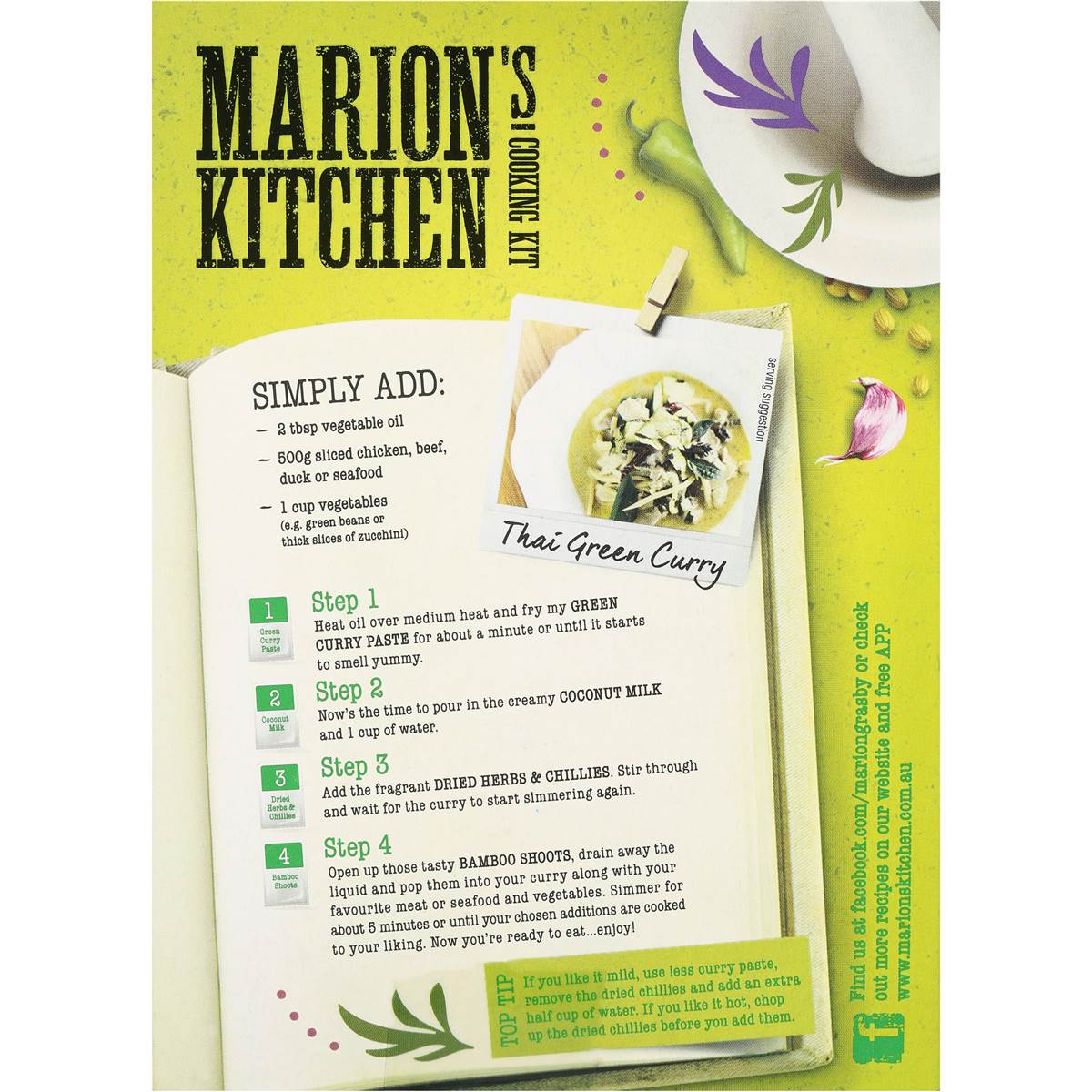 Marion S Kitchen Thai Green Curry Ingredients Marion S Kitchen Thai Green Curry Ingredients