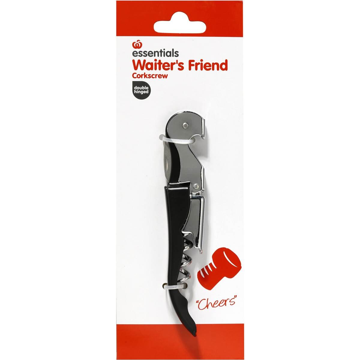 Essentials Corkscrew Waiter's Friend Each Woolworths