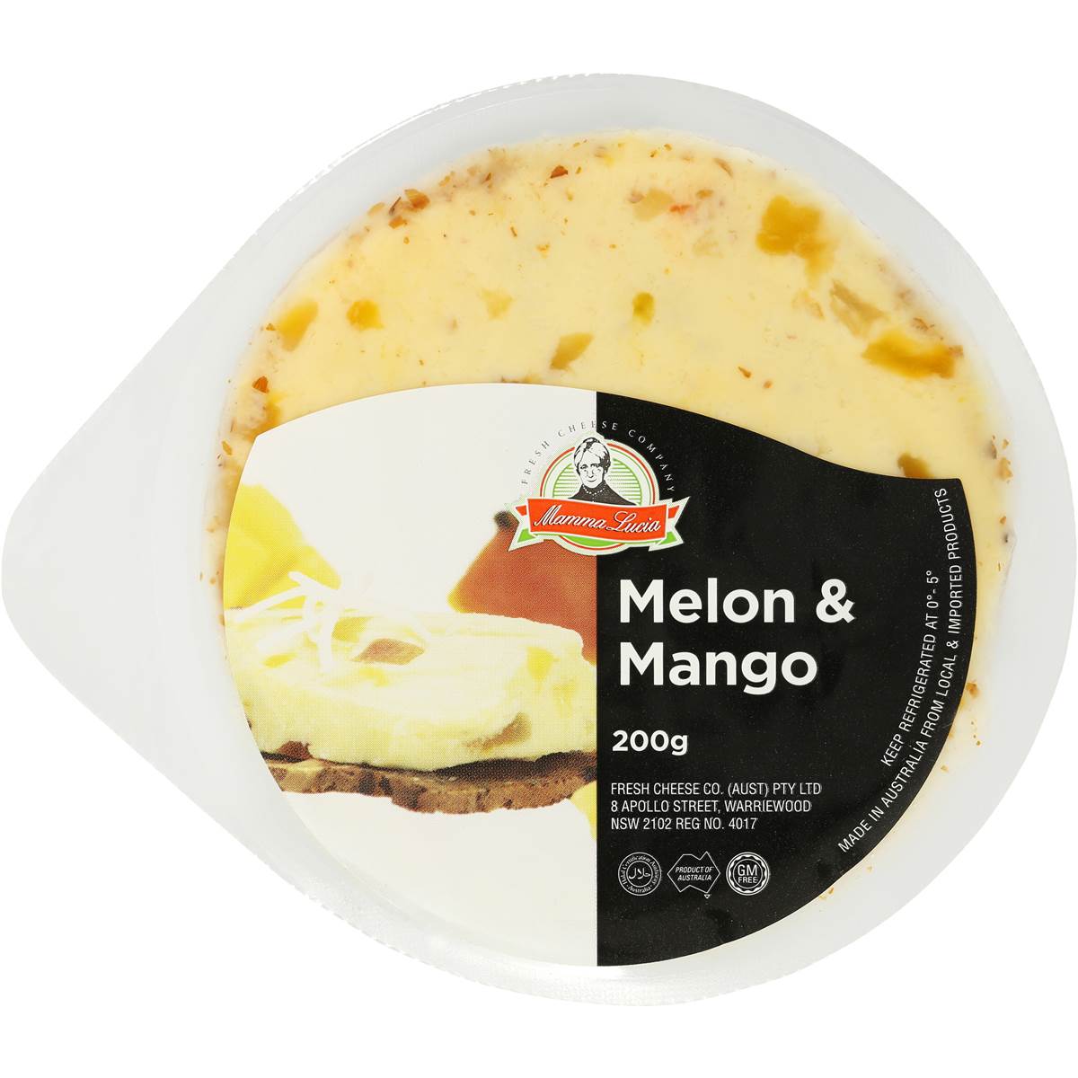 Mamma Lucia Cheese With Melon &amp; Mango 200g | Woolworths