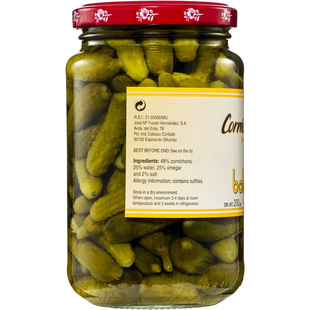 Bolero Cornichons 200g Woolworths