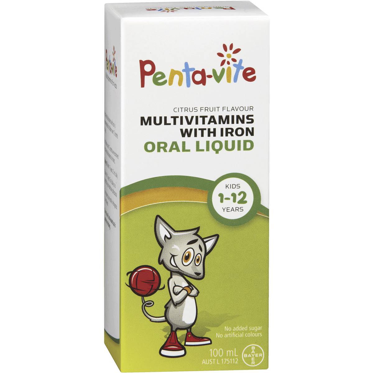 Pentavite Kids Multivitamin With Iron Liquid 100ml Woolworths