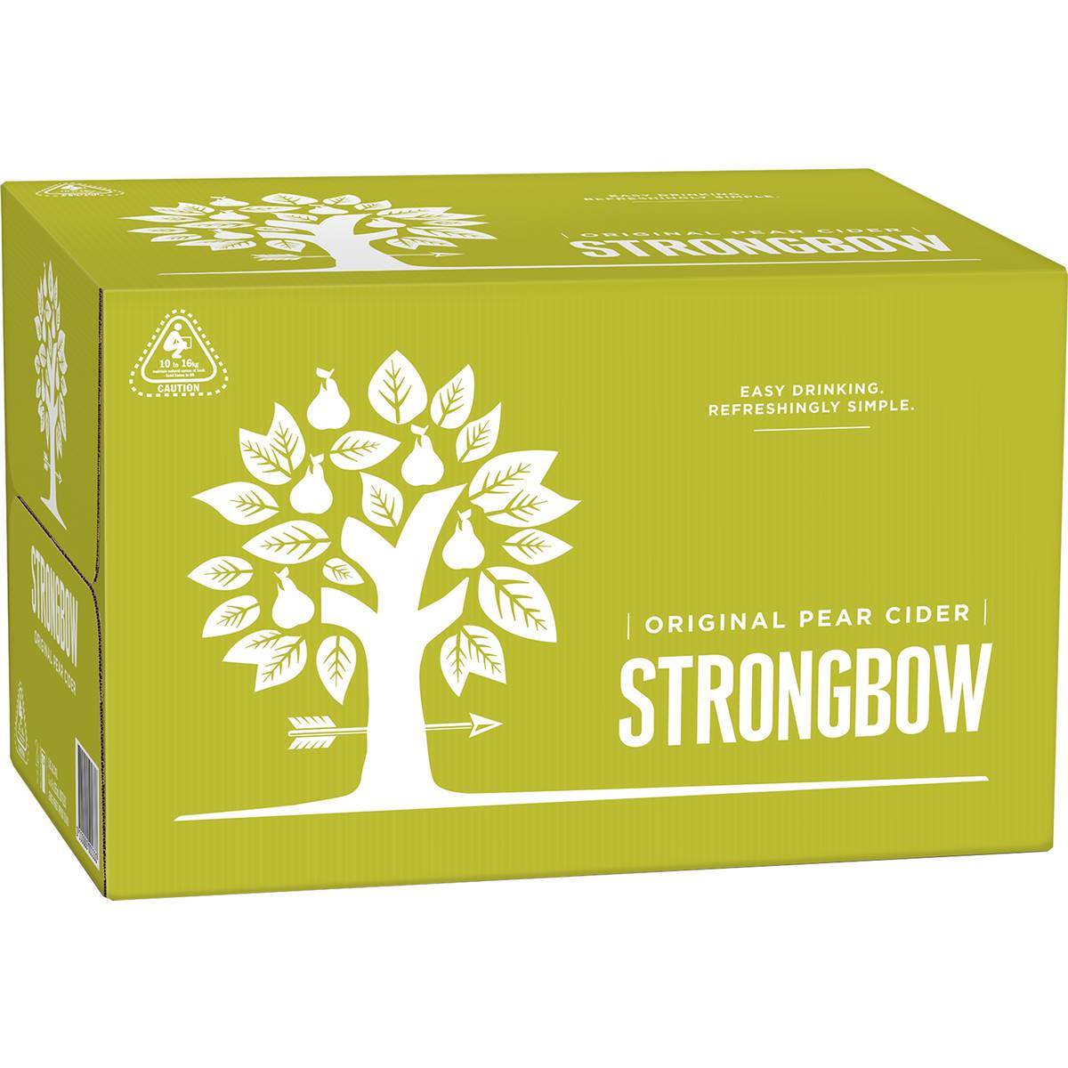 Strongbow Pear Cider Bottles 24x355ml Case Woolworths