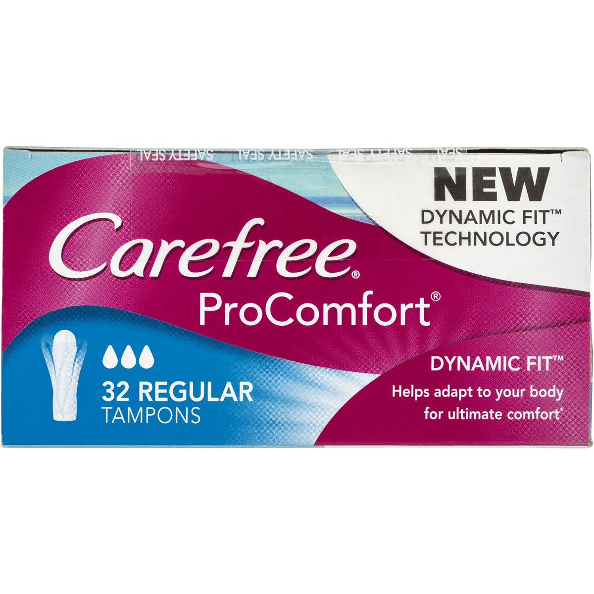 Carefree Tampons Regular 32pk Woolworths