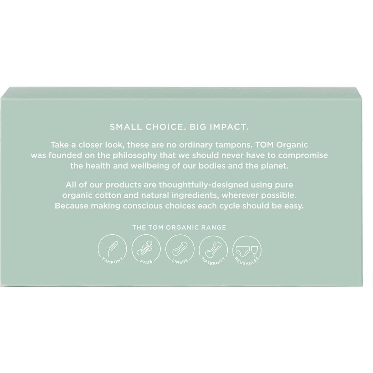 Tom Organic Tampons Regular 16 Pack Woolworths