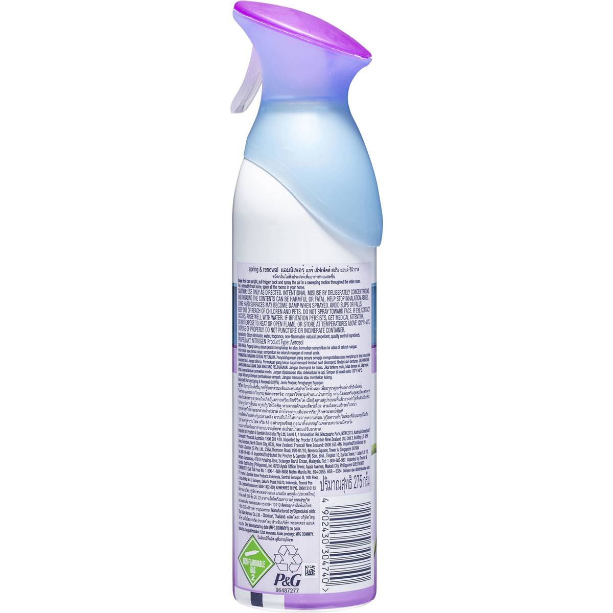 Ambi Pur Air Effects Aerosol Air Freshener Spring & Renewal 275g