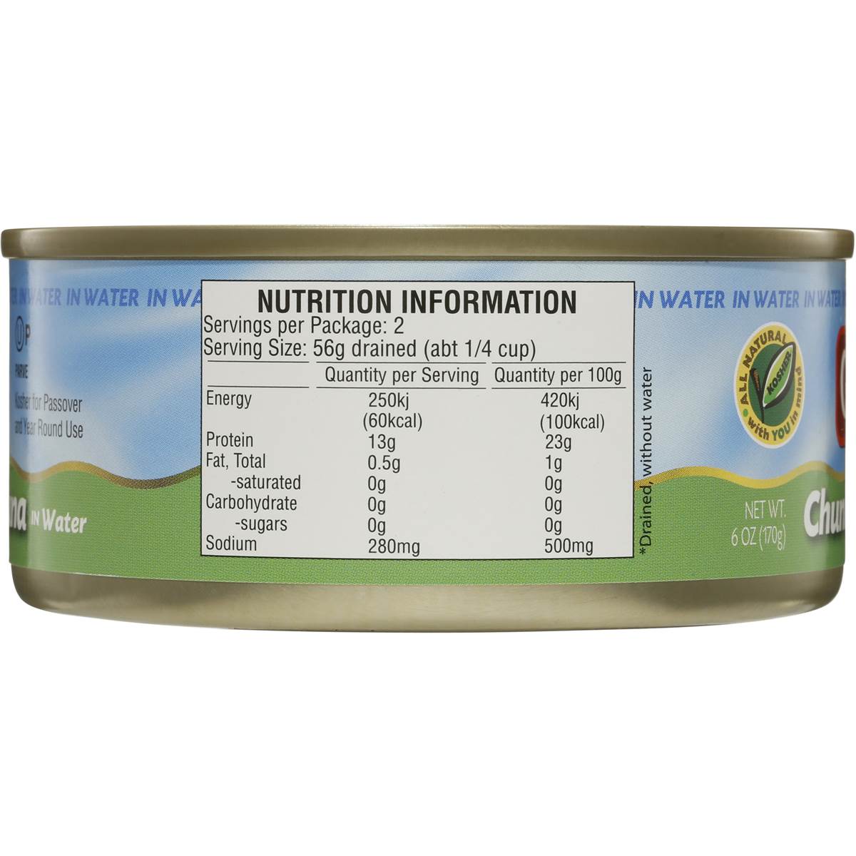 Gefen Canned Tuna In Water 175g Woolworths