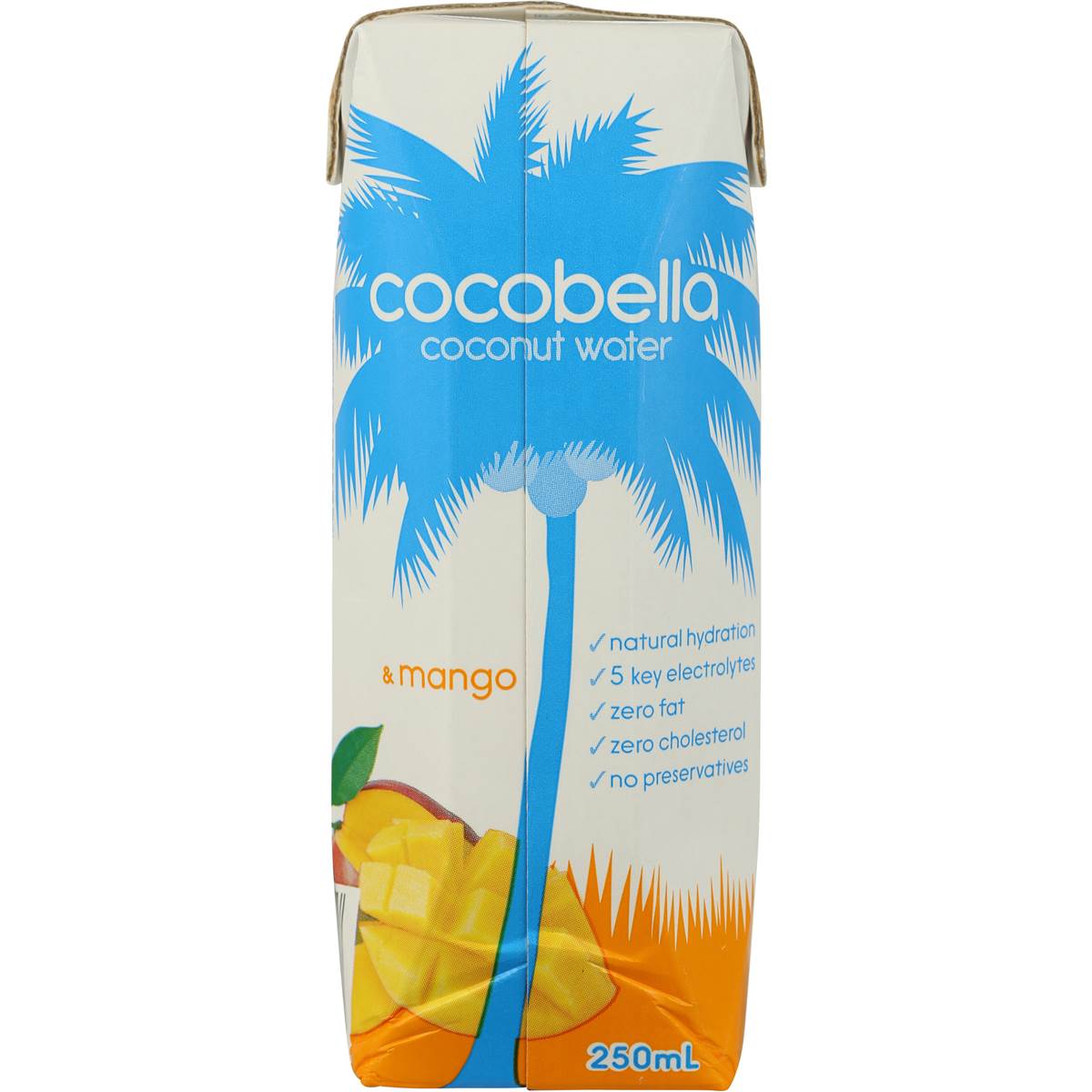 Cocobella Coconut Water Mango 250ml Woolworths