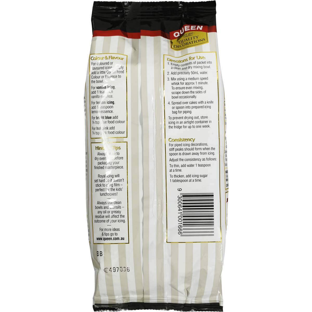 Queen Frosting Royal Icing 330g Woolworths