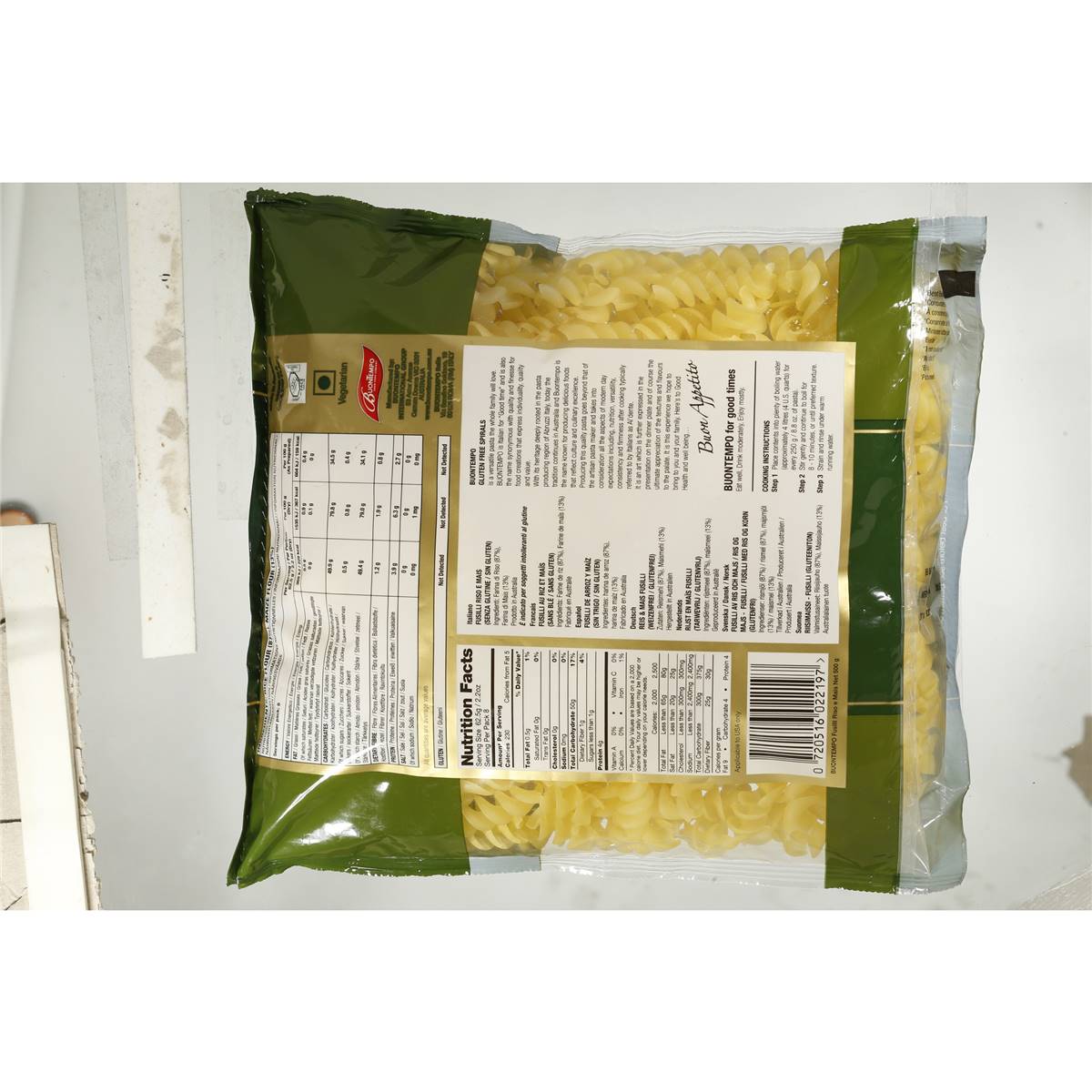Buontempo Gluten & Wheat Free Pasta Spirals Pasta 500g Woolworths