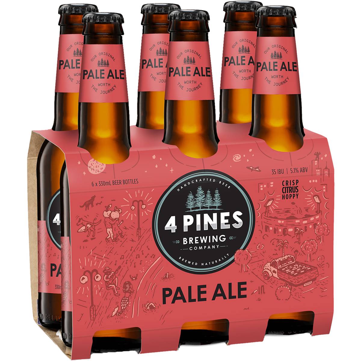 4 Pines Pale Ale Bottles