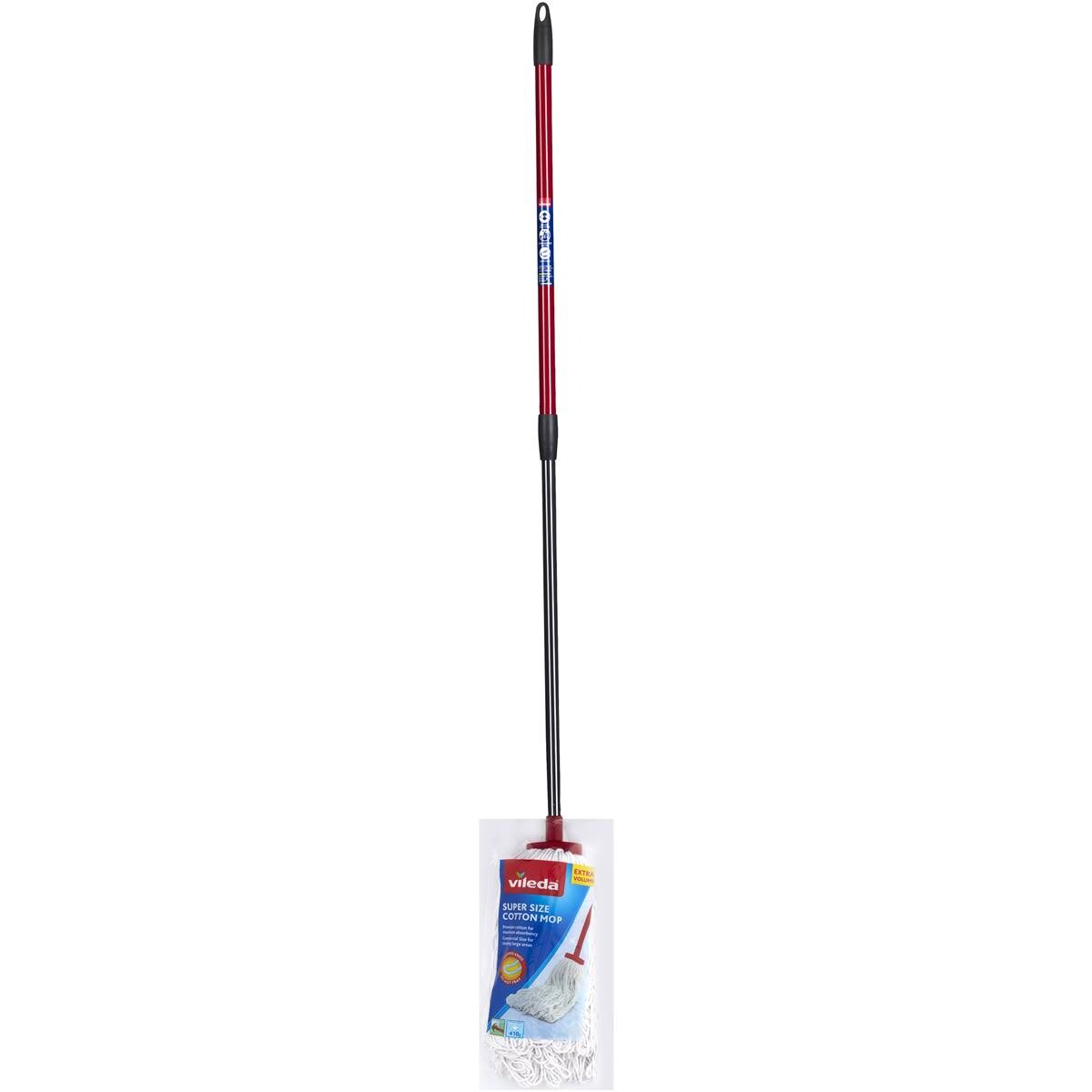 Vileda Supersized Cotton Mop With Telescopic Handle Each Woolworths