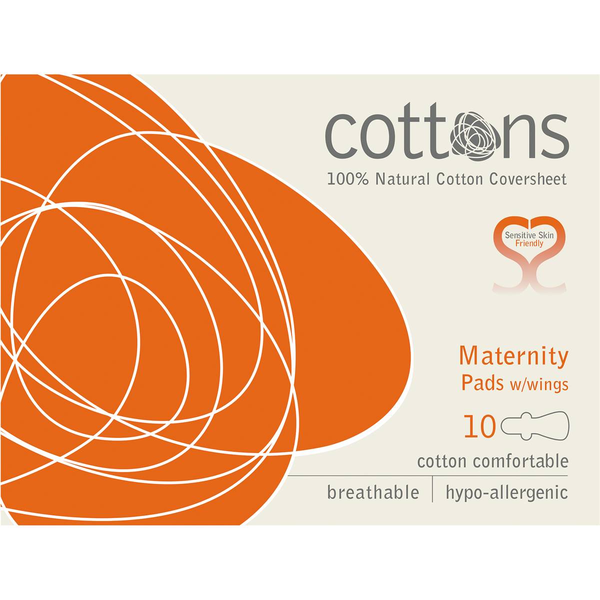 Cottons Maternity Pads 10 Pack Woolworths