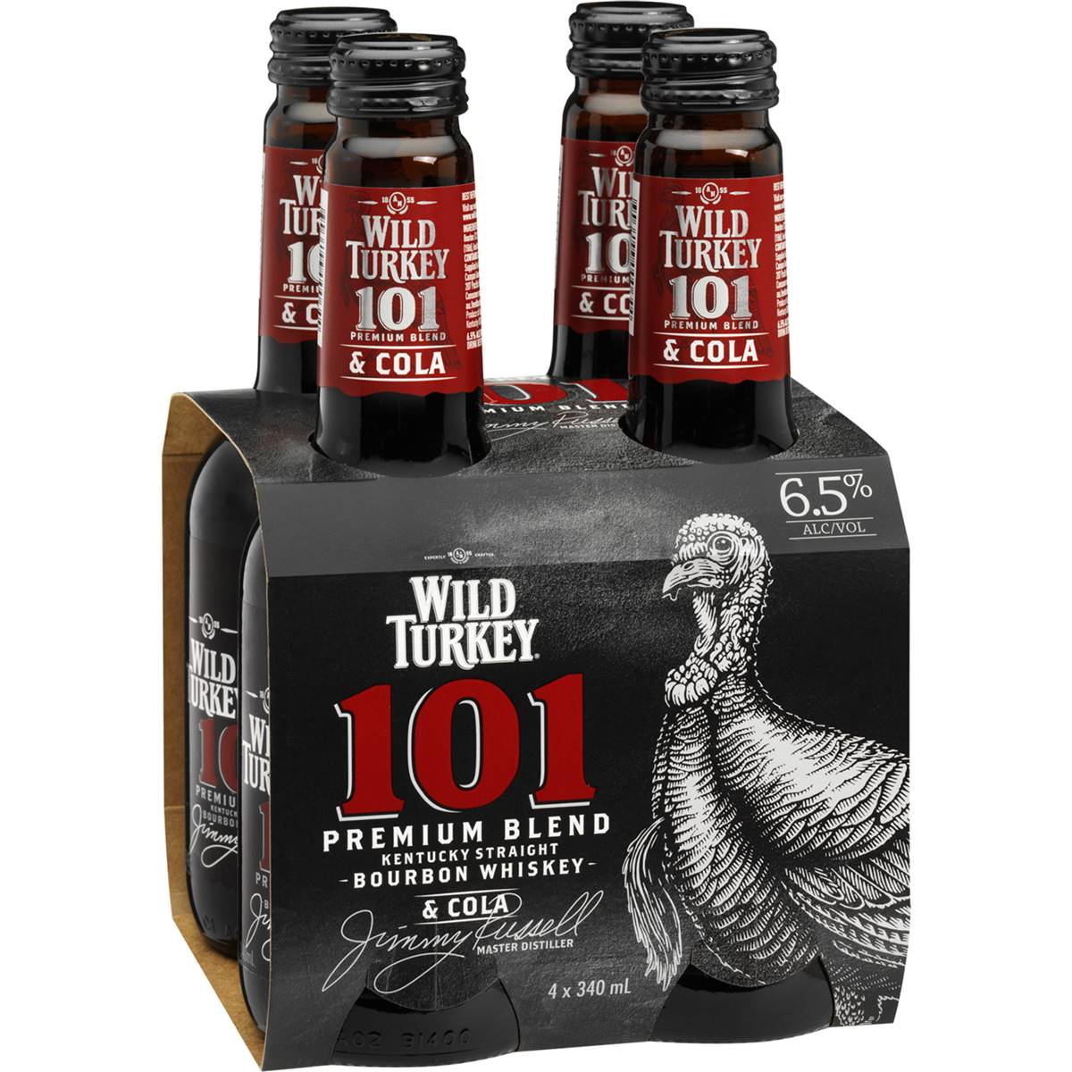 Wild Turkey 101 Bourbon & Cola 6.5% Bottles