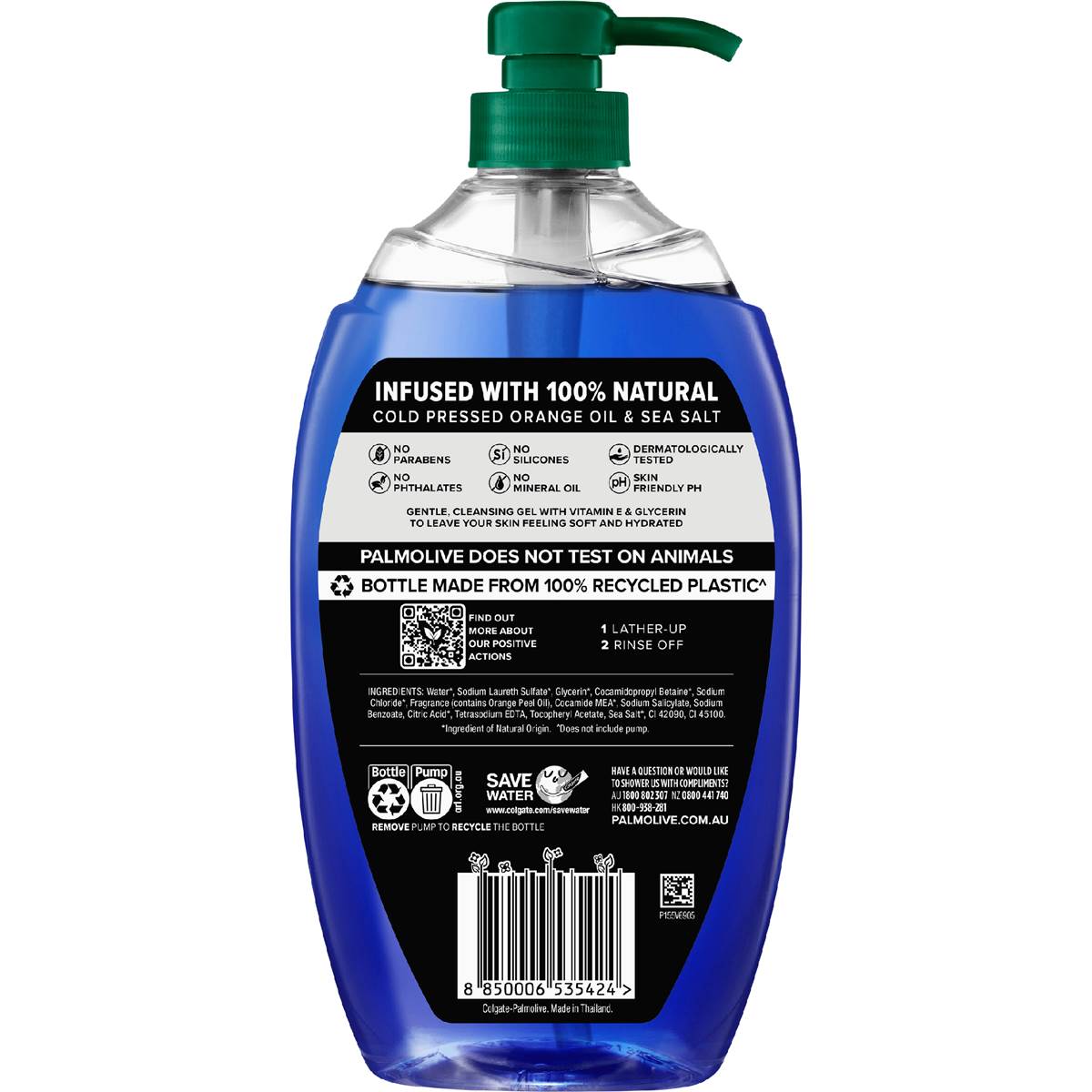 Palmolive Men's Body Wash Shower Gel Active 1l Woolworths