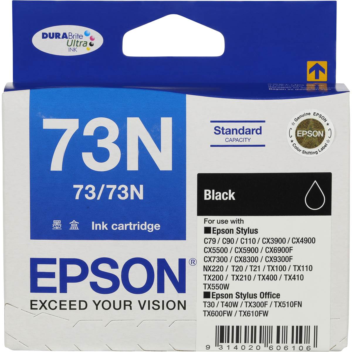 Epson Printer Ink 73n Black