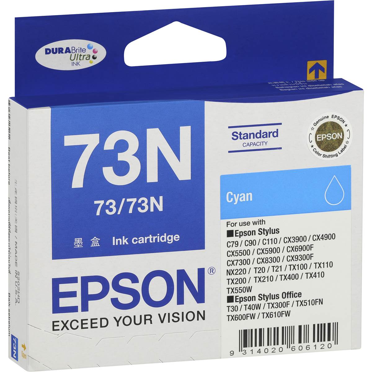 Epson Printer Ink 73n Cyan