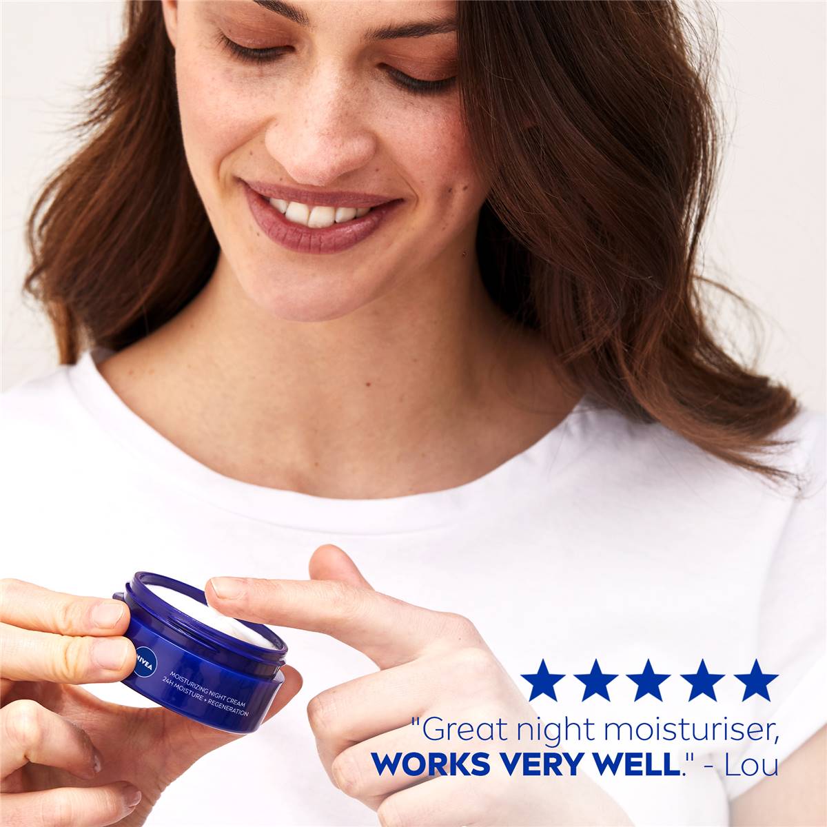 Nivea Hydrating Night Cream Face Moisturiser With Vitamin E 50ml