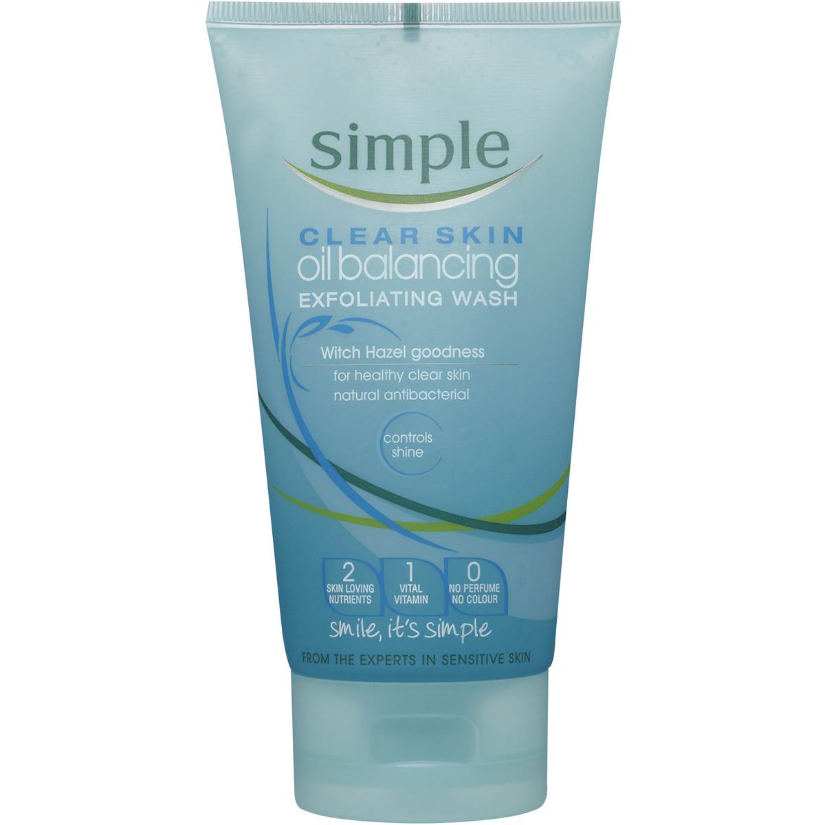 Simple Clear Skin Exfoliating Wash Oil Balancing 150ml Woolworths