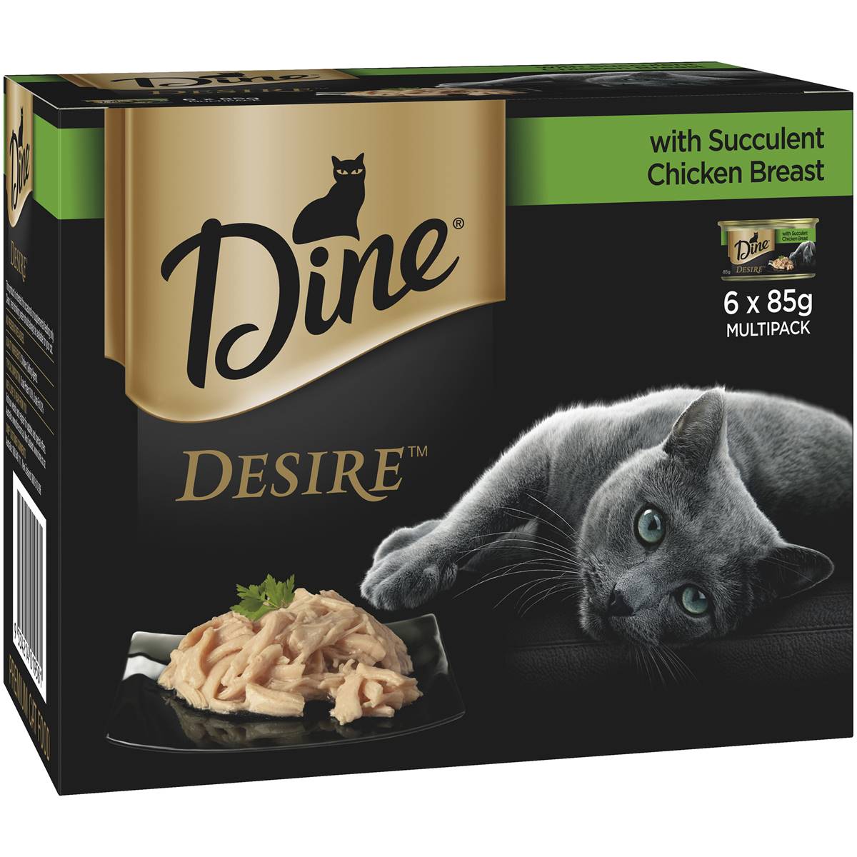 Dine Desire Wet Cat Food Succulent Chicken Breast Can