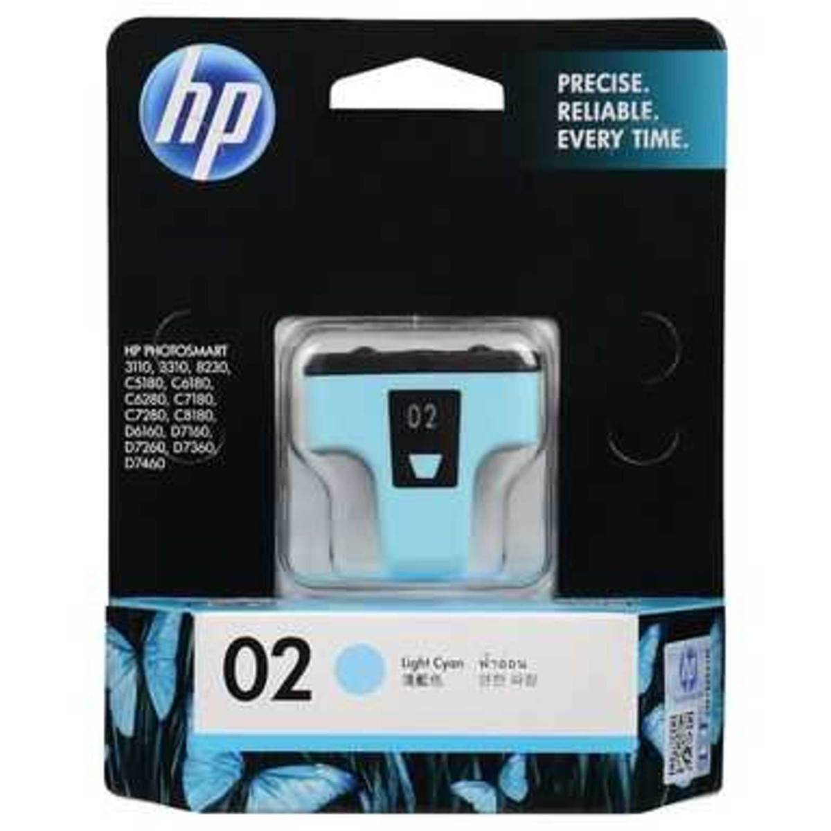 Hp Printer Ink 02 Light Cyan