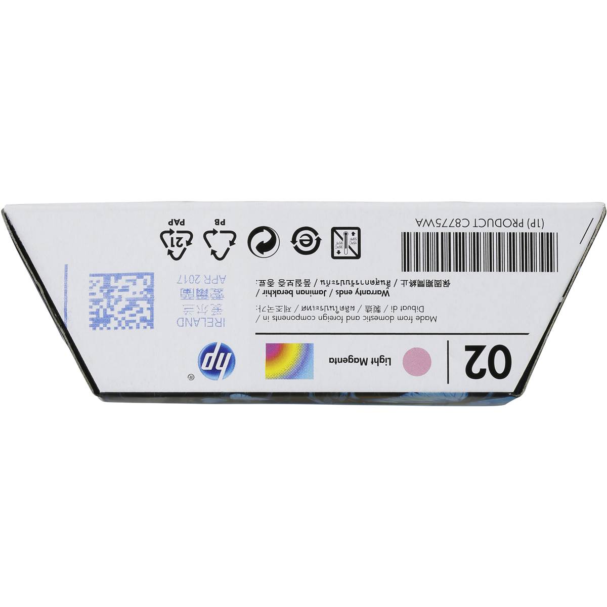 Hp Printer Ink 02 Light Magenta Each Woolworths