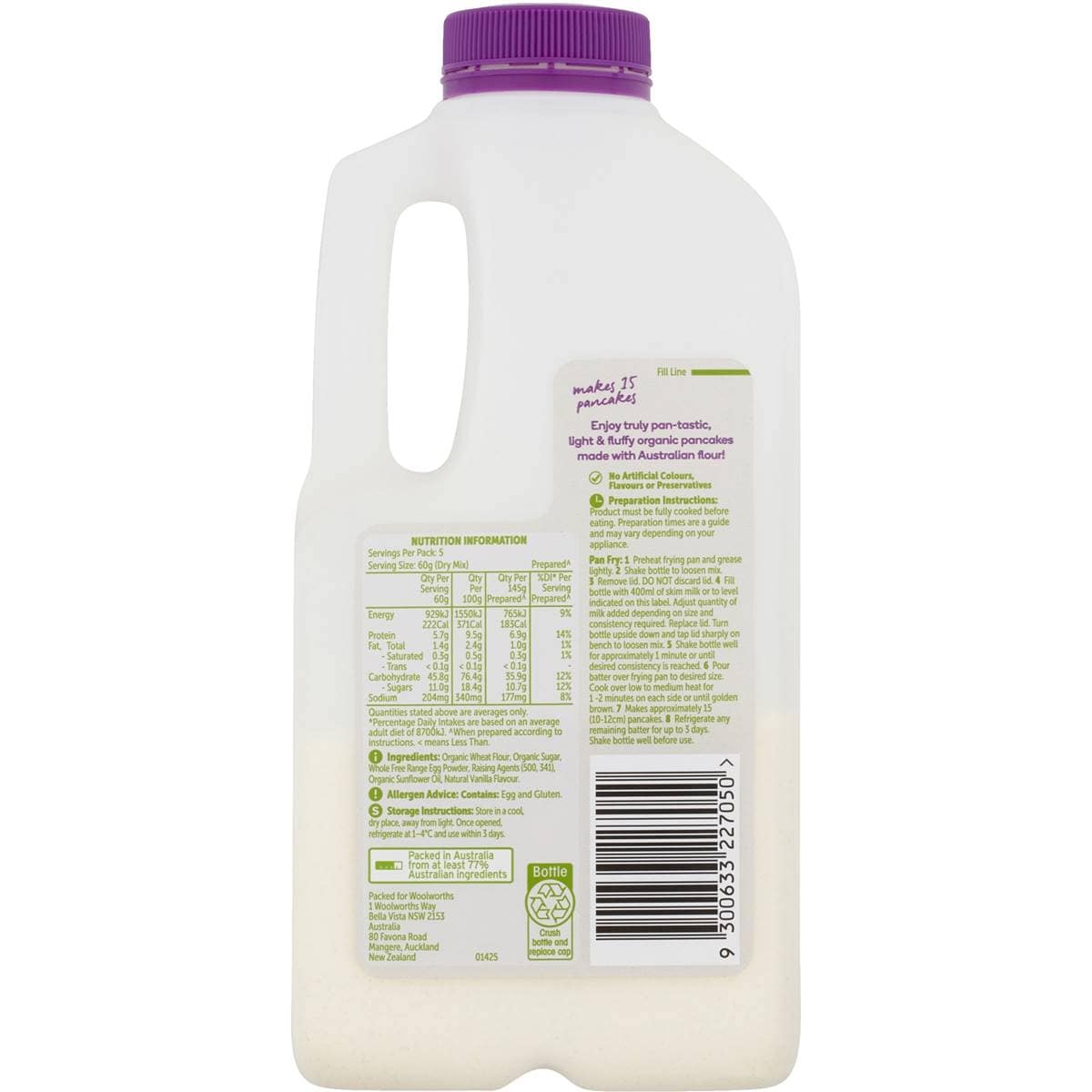 Macro Organic Pancake Mix 300g Woolworths