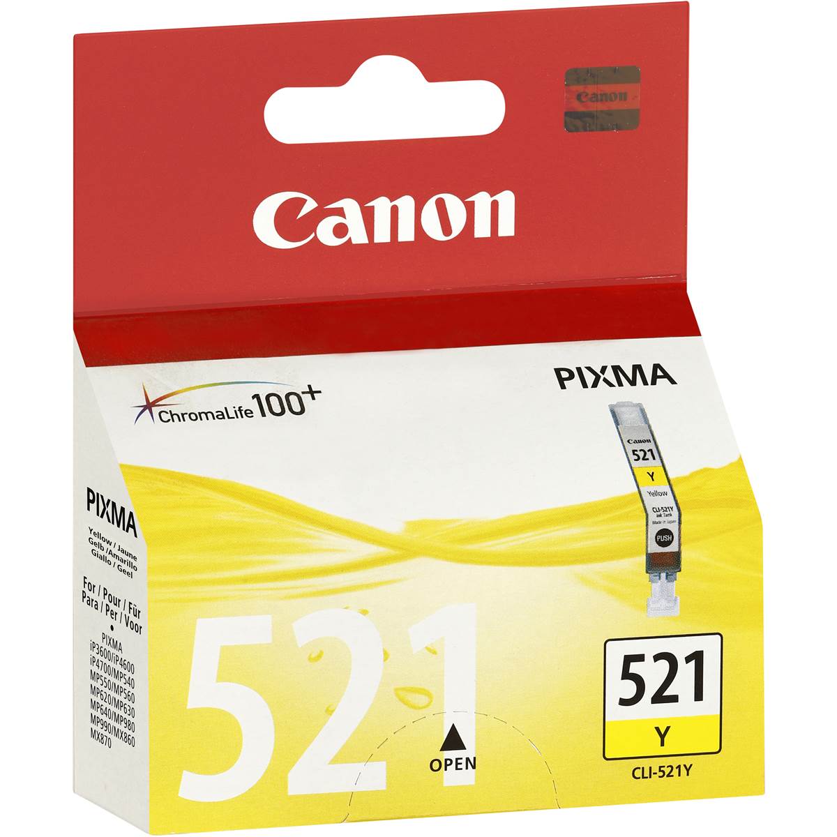 Canon Printer Ink Cli521y Yellow Each Woolworths