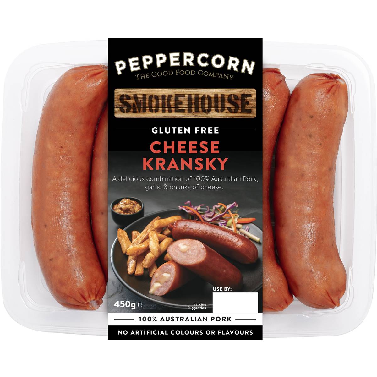 Peppercorn Smokehouse Cheese Kransky 450g Woolworths