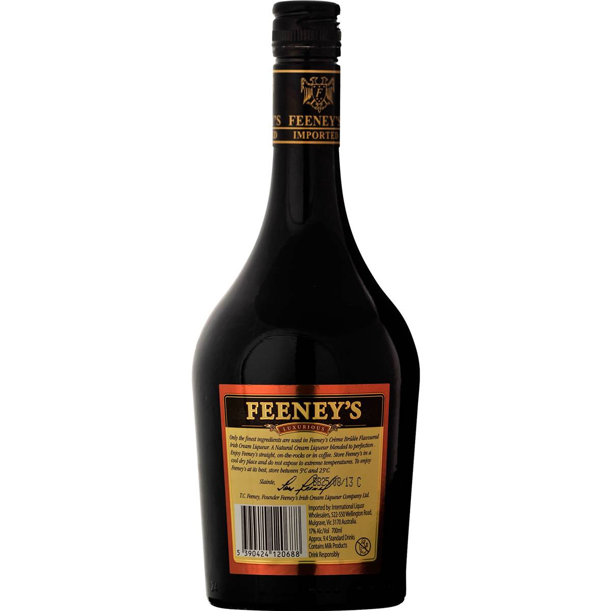 Feeney's Creme Brulee Liqueur 700ml | Woolworths