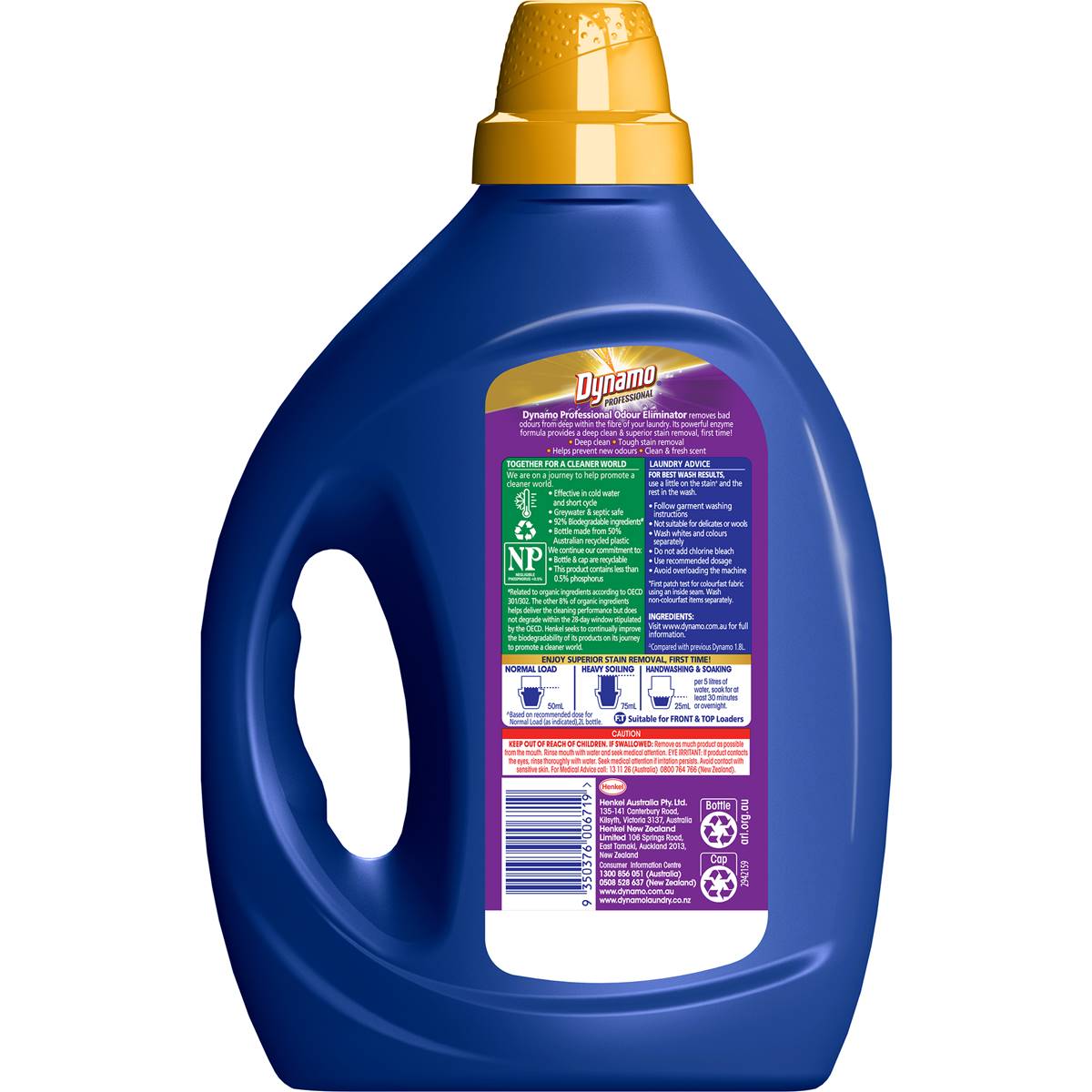 Dynamo Professional Laundry Liquid Odour Eliminator 2l | Woolworths