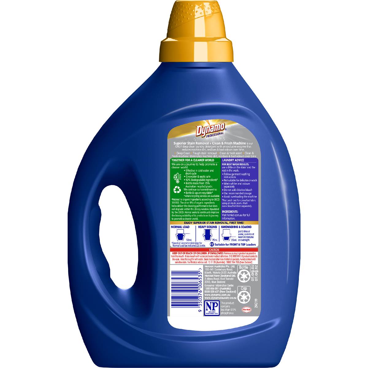 Dynamo Professional Laundry Liquid Clean & Fresh Machine 2l | Woolworths