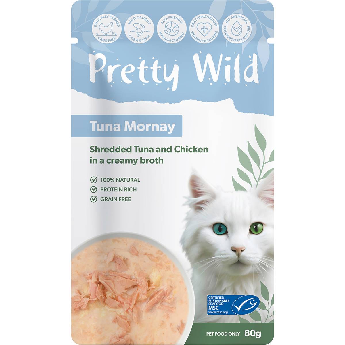 Pretty Wild Tuna Mornay Cat Food 80g | Woolworths