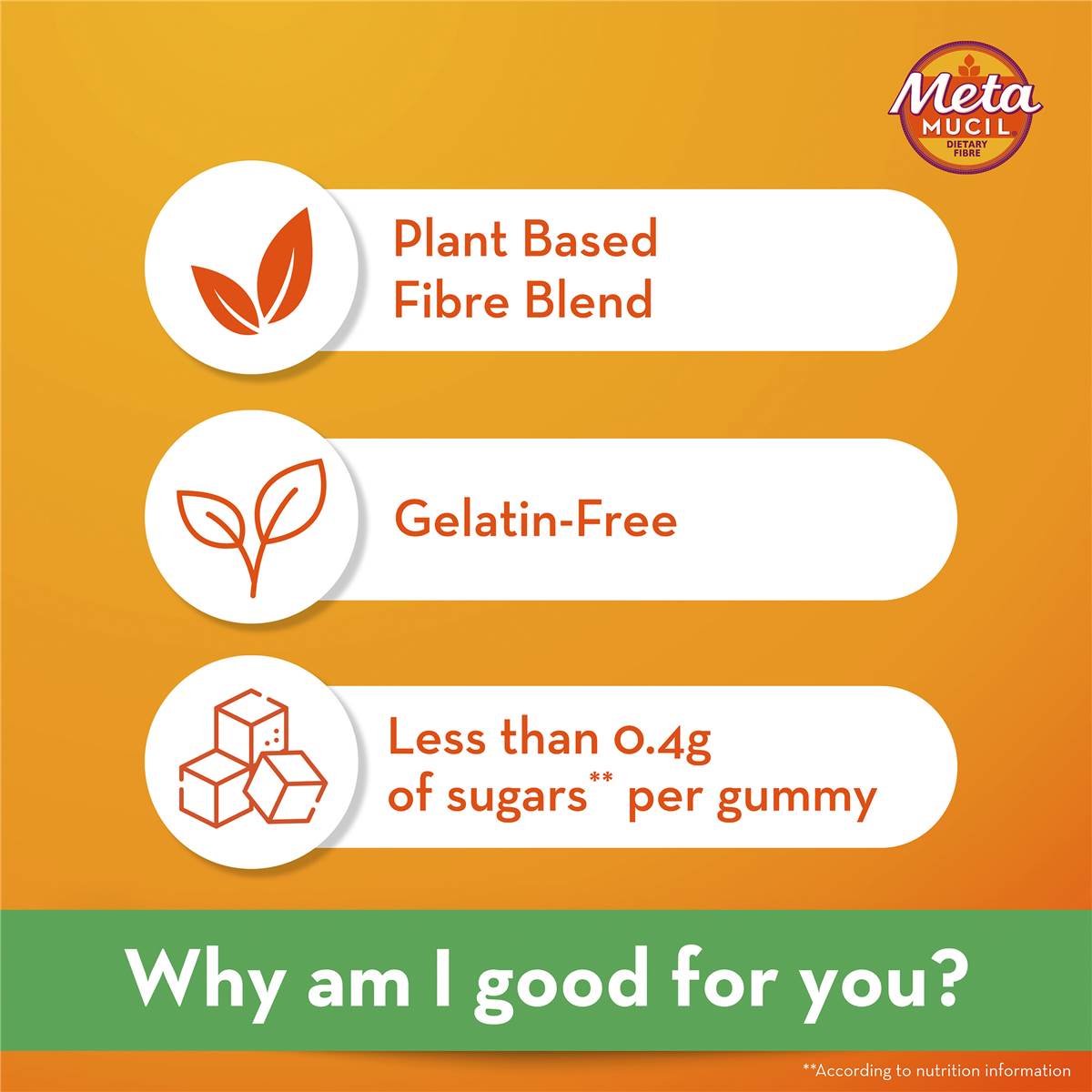 Metamucil Fibre Gummies For Digestive Health 120 Pack Woolworths