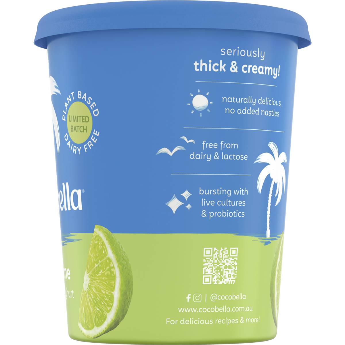 Cocobella Coconut Yoghurt Pine Lime 500g Woolworths